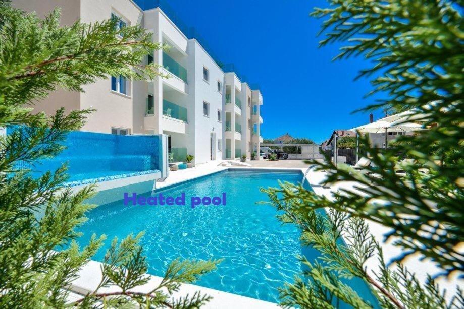 Luxury Apartment Arta-2 With Heated Pool And Jacuzzi Bibinje Eksteriør billede